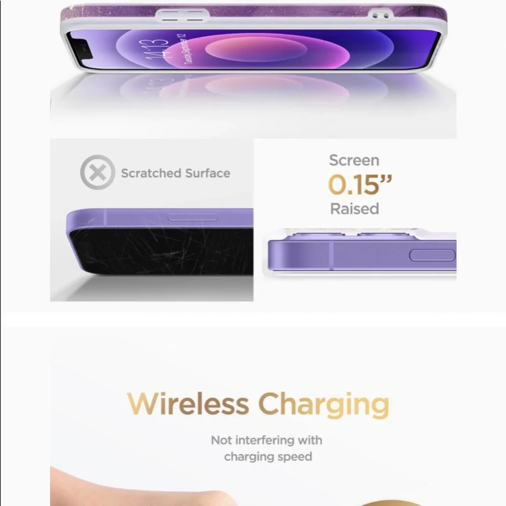 💜 Deep Violet iPhone 12/12 Pro Case